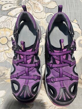 Ahnu Purple and Black Women's Athletic Sandal-Sneaker